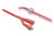 Cardinal Health 1514C - Dover Coude Tip Hydrogel Coated Red Latex Foley Catheter, 2-Way, 14 Fr, 5 cc