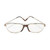Sun Ban Fashions 036H - Today's Optical Half Eye Reading Glass +3.00 Power, Metal Frame. Gold