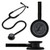 3M 5803 - Littmann Classic III Stethoscope, Black Edition Chestpiece, Black Tube, 27"