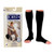 BSN 115452 - Men's Knee-High Ribbed Compression Socks Small, Black, 30-40 mmHg