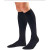 BSN 115255 - Men's Knee-High Ribbed Compression Socks Medium, Black