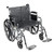 Drive Medical SSP220DFA-SF - Silver Sport 2 20" Wheelchair with Silver Vein Finish, Detachable Full Arms and Swingaway Foot Rests