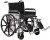 Drive Medical STD20DDA-ELR - Bariatric Sentra Extra Heavy-Duty Wheelchair with Detachable Desk Arms and Swing-Away, Elevating Leg Rests