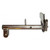 Invacare 1124401 - Front Rigging Hanger Assembly with Plug Button, Right, Hemi, Black, Pin Style