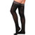 Juzo 2101AGFFSB102 - Juzo Naturally Sheer Thigh-High with Silicone Border, 20-30, Full Foot, Black, Size 2