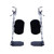 Invacare T94AA - Swingaway Elevating Leg Rest with Aluminum Footplates, 3-1/2" Hanger Pin Spacing