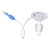 Kendall 4CN65R - Shiley Flexible Adult Tracheostomy Tube with Reusable Inner Cannula, Size 4