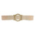 Nu Hope BG-2626-Q - Nu-Comfort 2" Wide Beige Support Belt 2-7/8" x 3-3/8" Ring Plate 41" - 46" Waist X-Large, Latex-Free