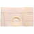 Nu Hope BG6421-P-H - 5" Beige, Cool Comfort, Nu-Form Belt, Prolapse Flap, Medium, Med Oval Belt Ring