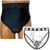 Team Options 83202LR - OPTIONS Split-Cotton Crotch with Built-In Barrier/Support, Black, Right-Side Stoma, Large 8-9, Hips 41" - 45"