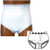 Team Options 81204XXXLL - OPTIONS Ladies' Basic with Built-In Barrier/Support, White, Left-Side Stoma, XXXL-Large Left - Hip 49-51