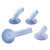 Smiths Medical BV0818 - Tracheostomy Vent Size 8 mm x 18 mm L, 9-1/2 mm I.D. x 12.0 mm O.D., Cuffless, Latex Free