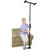 Standers 1150-B - Security Pole, Black