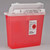 Cardinal Health 8507SA - Sharps Container SharpStar™ In-Room™ 12-1/2 H X 5-1/2 D X 10-3/4 W Inch 1.25 Gallon Translucent Red Base / Translucent Lid Horizontal Entry