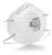 3M 8200 - Particulate Respirator Mask 3M™ Industrial N95 Cup Elastic Strap One Size Fits Most White NonSterile Not Rated Adult