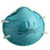 3M 1860S - Particulate Respirator / Surgical Mask 3M™ Medical N95 Cup Elastic Strap Small Blue NonSterile ASTM F1862 Adult