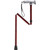 Drive Medical RTL10370RC - Red Crackle Design Folding Cane with Gel Grip Handle