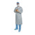 O&M Halyard Inc 44678 - Surgical Gown with Towel Aero Chrome X-Large / X-Long Silver Sterile AAMI Level 4 Disposable O&M Halyard Inc 44678 - Surgical Gown with Towel Aero Chrome X-Large / X-Long Silver Sterile AAMI Level 4 Disposable