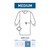 McKesson 183-I90-7010-S1 - Non-Reinforced Surgical Gown with Towel McKesson Medium Blue Sterile AAMI Level 3 Disposable