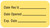 United Ad Label ULLR138 - Pre-Printed / Write On Label Auxiliary Label Yellow Paper Date Rec'D __________ / Date Opened __________ / Exp. Date __________ Quality Control Label 7/8 X 1-5/8 Inch United Ad Label ULLR138 - Pre-Printed / Write On Label Auxiliary Label Yellow Paper Date Rec'D __________ / Date Opened __________ / Exp. Date __________ Quality Control Label 7/8 X 1-5/8 Inch
