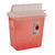Cardinal Health 89671 - Sharps Container SharpSafety™ Translucent Red Base 10 H X 10-1/2 W X 7-1/4 D Inch Horizontal Entry 2 Gallon Cardinal Health 89671 - Sharps Container SharpSafety™ Translucent Red Base 10 H X 10-1/2 W X 7-1/4 D Inch Horizontal Entry 2 Gallon