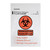McKesson 79-LAB20912 - Specimen Transport Bag with Document Pouch McKesson 9 X 12 Inch Zip Closure Biohazard Symbol / Storage Instructions NonSterile