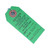 Mada Medical Products 900450 - Warning Tag For Oxygen Tank Green Paper 1 Each