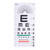 McKesson 63-3051 - Eye Chart McKesson 20 Foot Distance Acuity Test