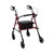 McKesson 146-RTL10261RD - 4 Wheel Rollator McKesson Red Adjustable Height / Folding Aluminum Frame McKesson 146-RTL10261RD - 4 Wheel Rollator McKesson Red Adjustable Height / Folding Aluminum Frame