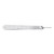 McKesson 43-1-038 - Scalpel Handle McKesson Argent™ German Stainless Steel Size 4 McKesson 43-1-038 - Scalpel Handle McKesson Argent™ German Stainless Steel Size 4