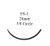 J & J Healthcare Systems 1629H - Nonabsorbable Suture with Needle Ethilon™ Nylon FS-1 3/8 Circle Reverse Cutting Needle Size 4-0 Monofilament