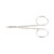 Integra Lifesciences 5-302 - Iris Scissors Miltex® 4 Inch Length OR / Surgical Grade German Stainless Steel NonSterile Finger Ring Handle Curved Sharp Tip / Sharp Tip