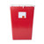 McKesson 2268 - Sharps Container McKesson Prevent® Red Base 24-3/5 H X 17-3/10 W X 13 L Inch Vertical Entry 18 Gallon