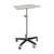 Dukal Corp 4365 - Mobile Instrument Stand Tech-Med Hand Operated Single Post 5-Leg Base Small Tray