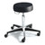 McKesson 81-11001US393 - Exam Stool McKesson Without Backrest Pneumatic Height Adjustment 5 Casters Black