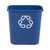RJ Schinner Co FG295673BLUE - Recycling Container Deskside 28-1/8 Quart / 7 gal. Blue Plastic Rectangular RJ Schinner Co FG295673BLUE - Recycling Container Deskside 28-1/8 Quart / 7 gal. Blue Plastic Rectangular