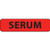 PDC Healthcare MV01FR0963 - Drug Label MedVision® Syringe Label Serum Red 5/16 X 1-1/4 Inch