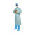 O&M Halyard Inc 44679 - Surgical Gown with Towel Aero Chrome 2X-Large / X-Long Silver Sterile AAMI Level 4 Disposable O&M Halyard Inc 44679 - Surgical Gown with Towel Aero Chrome 2X-Large / X-Long Silver Sterile AAMI Level 4 Disposable