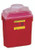 BD 305457 - Sharps Container BD™ Red Base 17-1/2 X 12-4/5 X 8-4/5 Inch Vertical Entry 6 Gallon BD 305457 - Sharps Container BD™ Red Base 17-1/2 X 12-4/5 X 8-4/5 Inch Vertical Entry 6 Gallon