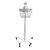 Welch Allyn 4700-60 - Mobile Stand Welch Allyn Mobile Classic Stand With Basket For use with Welch Allyn Connex Vital Sign Monitors