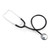 McKesson 01-660HBKGM - General Exam Stethoscope McKesson Black 1-Tube 21 Inch Tube Single Sided Chestpiece