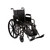 McKesson 146-SSP216DDA-ELR - Wheelchair McKesson Dual Axle Desk Length Arm Swing-Away Elevating Legrest Black Upholstery 16 Inch Seat Width Adult 250 lbs. Weight Capacity