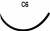 Surgical Specialties 592B - Absorbable Suture with Needle LOOK® Plain Gut C-6 3/8 Circle Reverse Cutting Needle Size 3-0