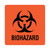 United Ad Label ULBH051 - Pre-Printed Label UAL™ Caution Label Fluorescent Red Paper Biohazard / Symbol Black Biohazard 6 X 6 Inch United Ad Label ULBH051 - Pre-Printed Label UAL™ Caution Label Fluorescent Red Paper Biohazard / Symbol Black Biohazard 6 X 6 Inch