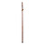 Mabis Healthcare 602-3000-1368 - Walking Stick Brazos™ Twisted Trekker Wood 55 Inch Height Red Oak