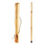 Mabis Healthcare 602-3000-1148 - Walking Stick Brazos™ Free Form Wood 48 Inch Height Bamboo