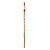 Mabis Healthcare 602-3000-1281 - Walking Stick Brazos™ Twisted Wood 55 Inch Height Hickory