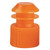 McKesson 177-116152N - McKesson Tube Closure Polyethylene Flanged Plug Cap Orange 16 mm For Use with 16 mm Blood Drawing Tubes, Glass Test Tubes, Plastic Culture Tubes NonSterile
