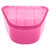 McKesson 51-H980-91 - McKesson Denture Cup 8 oz. Pink Hinged Lid Single Patient Use