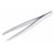 Medline MDS10700 - Tweezers 4 Inch Length Floor / Office Grade Stainless Steel NonSterile NonLocking Thumb Handle Straight Blunt Tips